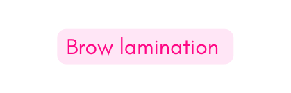 Brow lamination